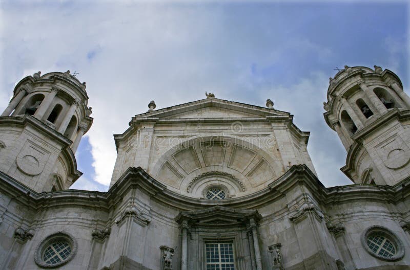 Cathédrale de Cadix, Espagne images libres de droits Cathédrale de Cadix, Espagne images libres de droits