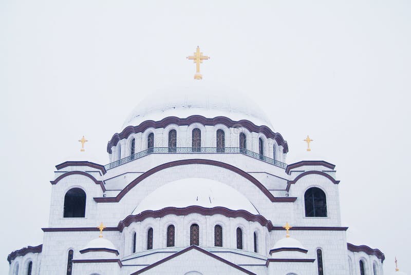 Cathédrale de saint Sava photographie stock Cathédrale de saint Sava photographie stock