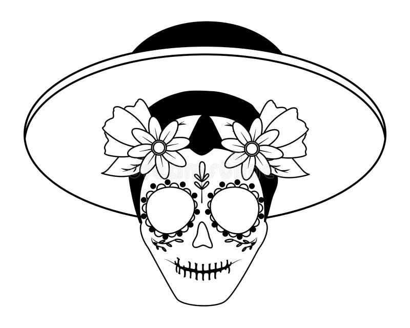 Catrina Con La Cultura Mexicana Del Sombrero Ilustración del Vector - Ilustración de traje, cartel: 144354969 Catrina Con La Cultura Mexicana Del Sombrero Ilustración del Vector - Ilustración de traje, cartel: 144354969