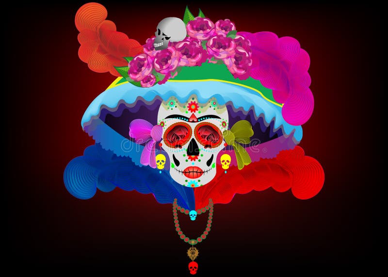 catrina calavera - Illustrations et vecteurs libres de droits - Stocklib