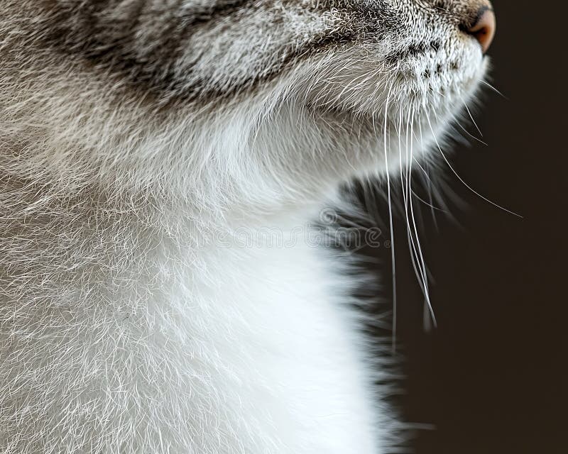 Catrsquo's paw Pads Nahe weiche Texturen verwischen Wärme. lizenzfreie abbildung