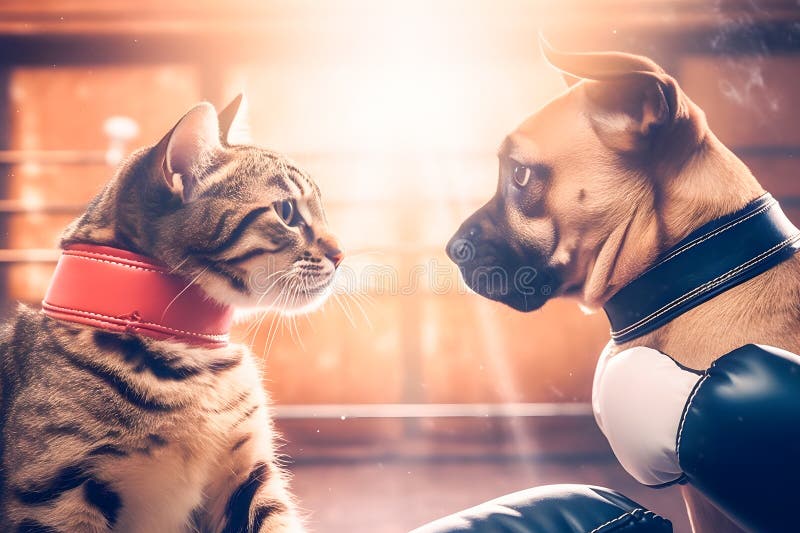 Why Do Cats and Dogs Fight? There are many scenarios.