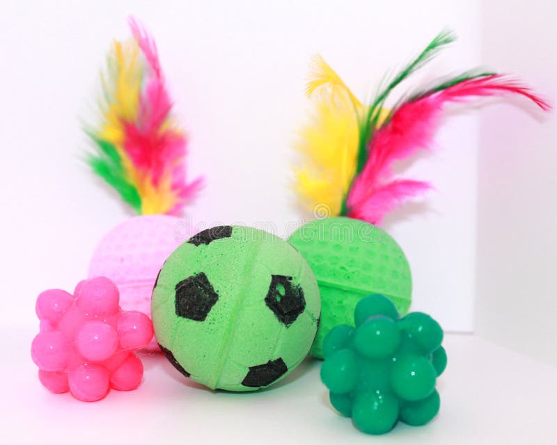 Cats Toys stock image. Image of cats, soccer, chasing 15356431