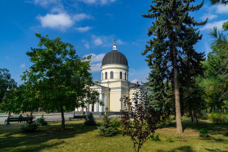 Nativity Main Central Cathedral. Chisinau City. Nativity Main Central Cathedral. Chisinau City