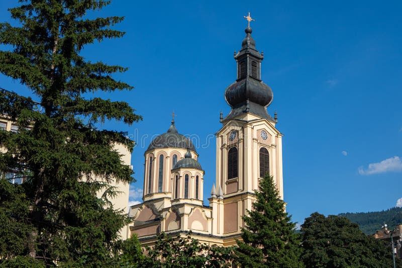 The Cathedral of the Nativity of the Theotokos in Sarajevo, Bosnia and Herzegovina. The Cathedral of the Nativity of the Theotokos in Sarajevo, Bosnia and Herzegovina