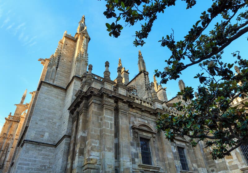 Cattedrale della Siviglia, Spagna fotografia stock Cattedrale della Siviglia, Spagna fotografia stock