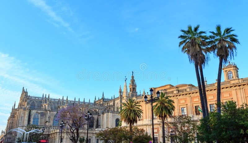 Cattedrale della Siviglia, Spagna fotografie stock Cattedrale della Siviglia, Spagna fotografie stock