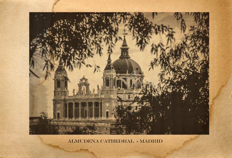 Cattedrale di Almudena a Madrid immagine stock Cattedrale di Almudena a Madrid immagine stock