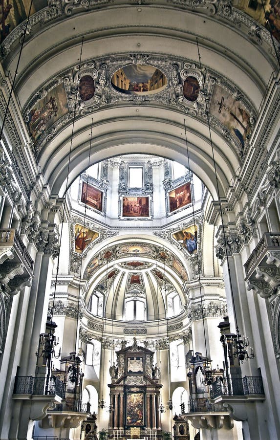 Cattedrale di Salisburgo fotografia stock libera da diritti
