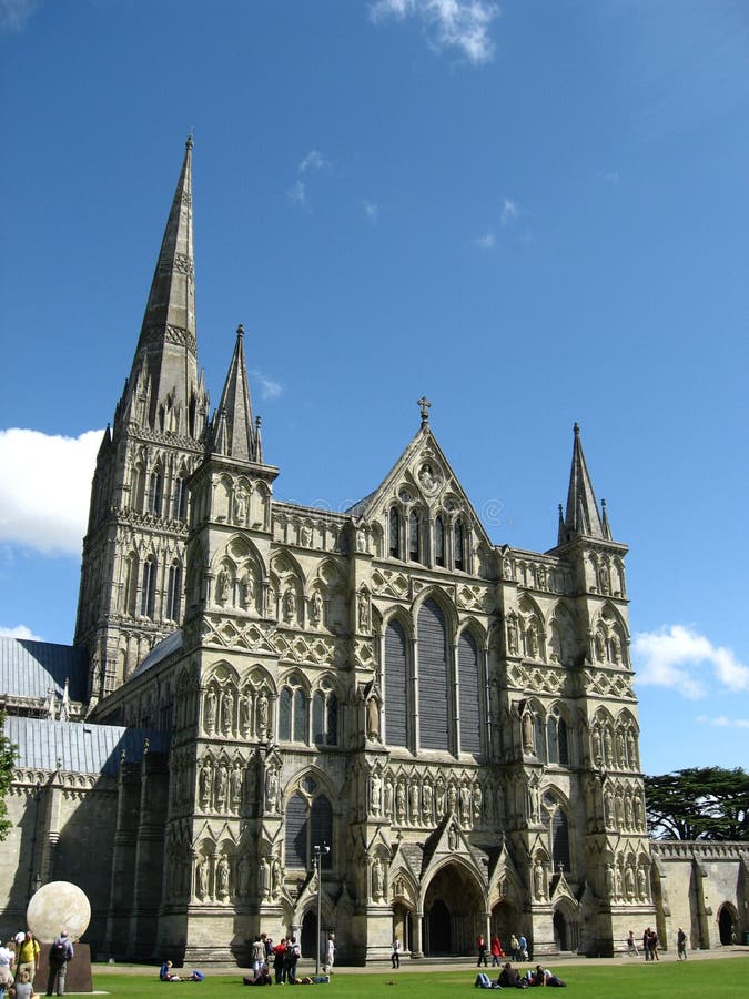 Cattedrale di Salisbury fotografia stock Cattedrale di Salisbury fotografia stock