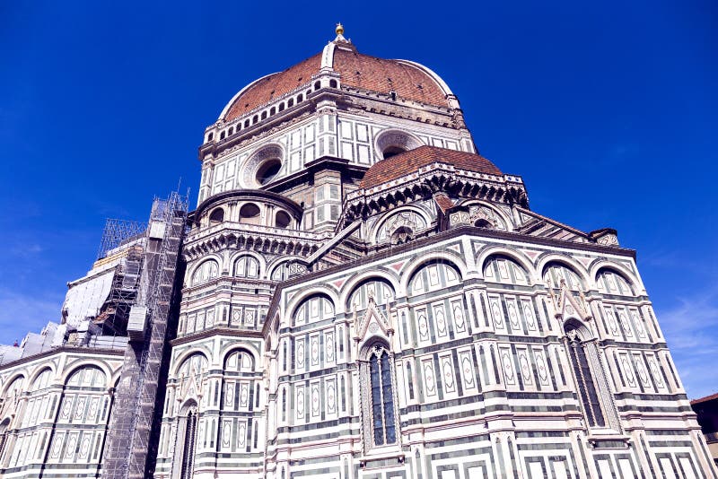 Cattedrale-Di Santa Maria del Fiore Cathedral van Heilige Mary royalty-vrije stock foto Cattedrale-Di Santa Maria del Fiore Cathedral van Heilige Mary royalty-vrije stock foto