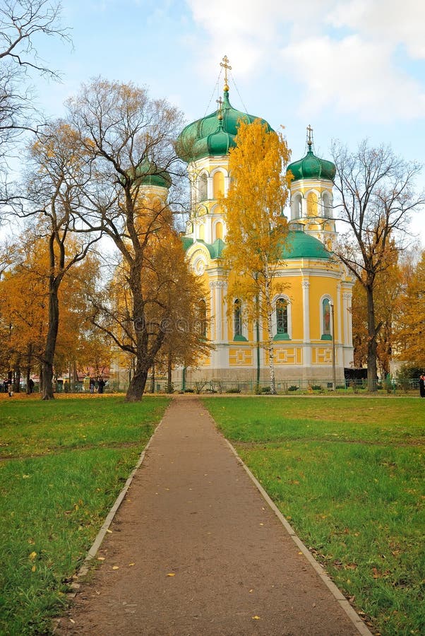 Cattedrale di St Paul in Gatcina, Russia immagine stock Cattedrale di St Paul in Gatcina, Russia immagine stock