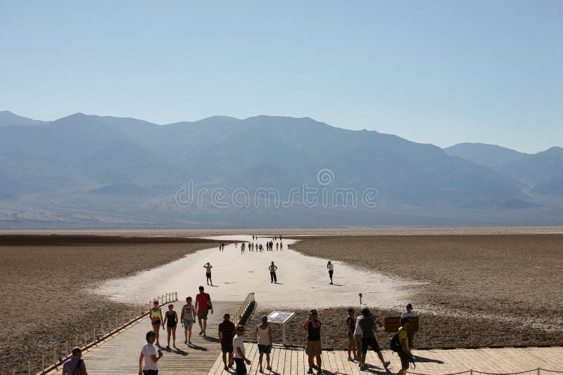 Cattiva acqua, Death Valley fotografia stock Cattiva acqua, Death Valley fotografia stock