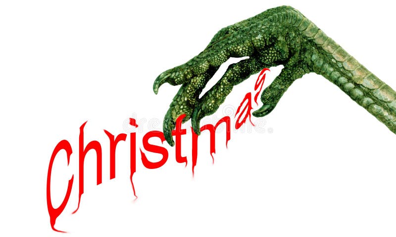 Cattivo Natale royalty illustrazione gratis Cattivo Natale royalty illustrazione gratis