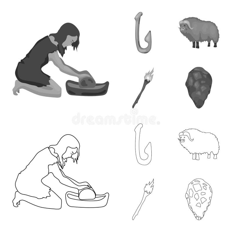 Stone Age Fishing Stock Illustrations – 166 Stone Age Fishing Stock  Illustrations, Vectors & Clipart - Dreamstime