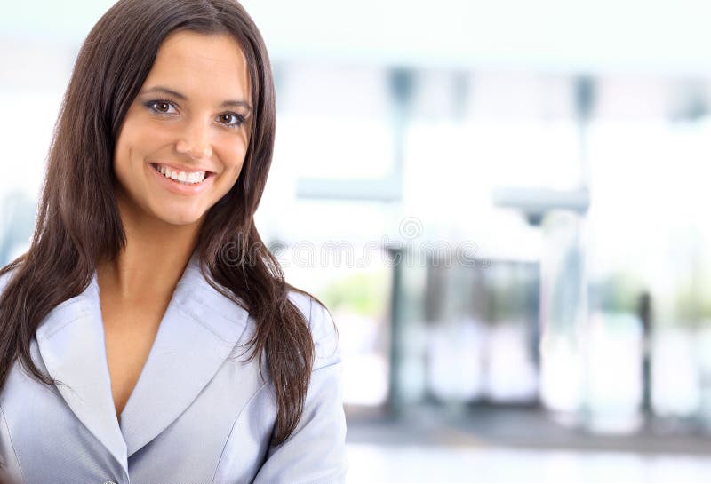 Caucasian business woman royalty free stock photography