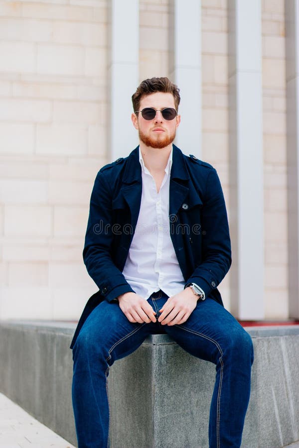 Denim Jacket and Jeans Pants Presented Together. Jacket and Trouser are  Folded Stock Photo - Image of modern, cool: 115079854