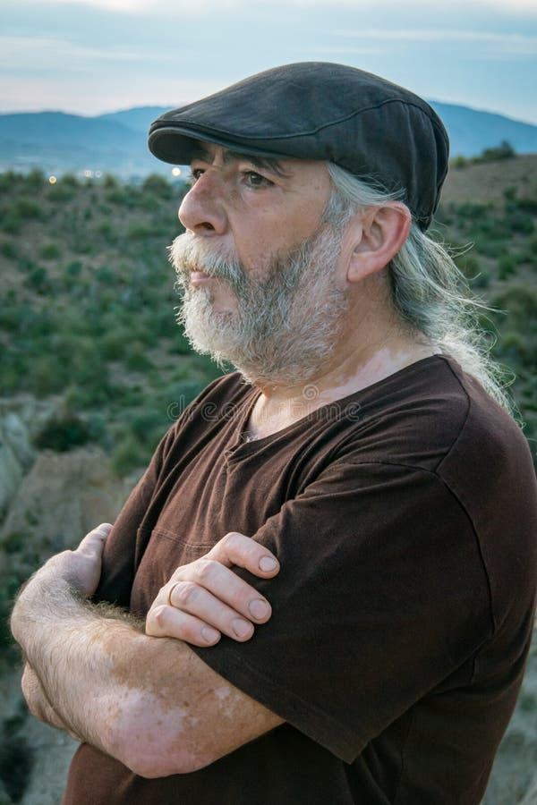 Caucasian Man with White Beard, Long Hair and Cap Stock Photo - Image of background, hairstyle: 164673390 Caucasian Man with White Beard, Long Hair and Cap Stock Photo - Image of background, hairstyle: 164673390