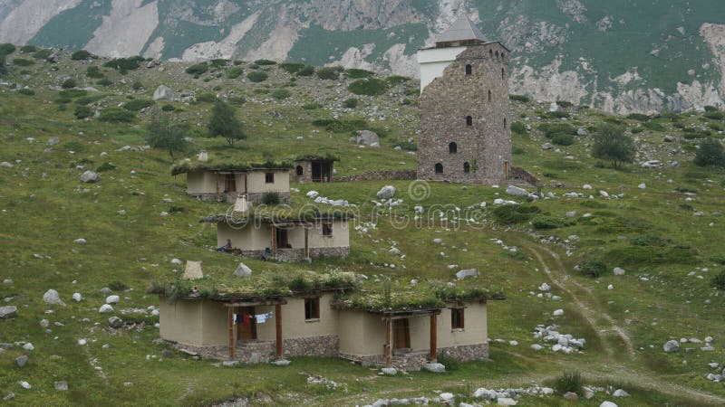 Caucasus mountain village