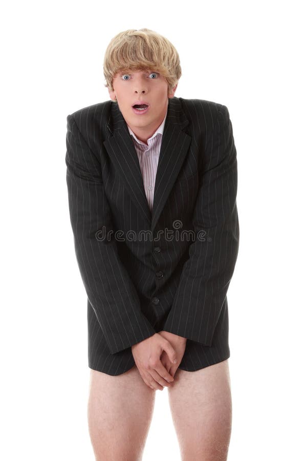 Man with his pants down stock image. Image of facial 22504593