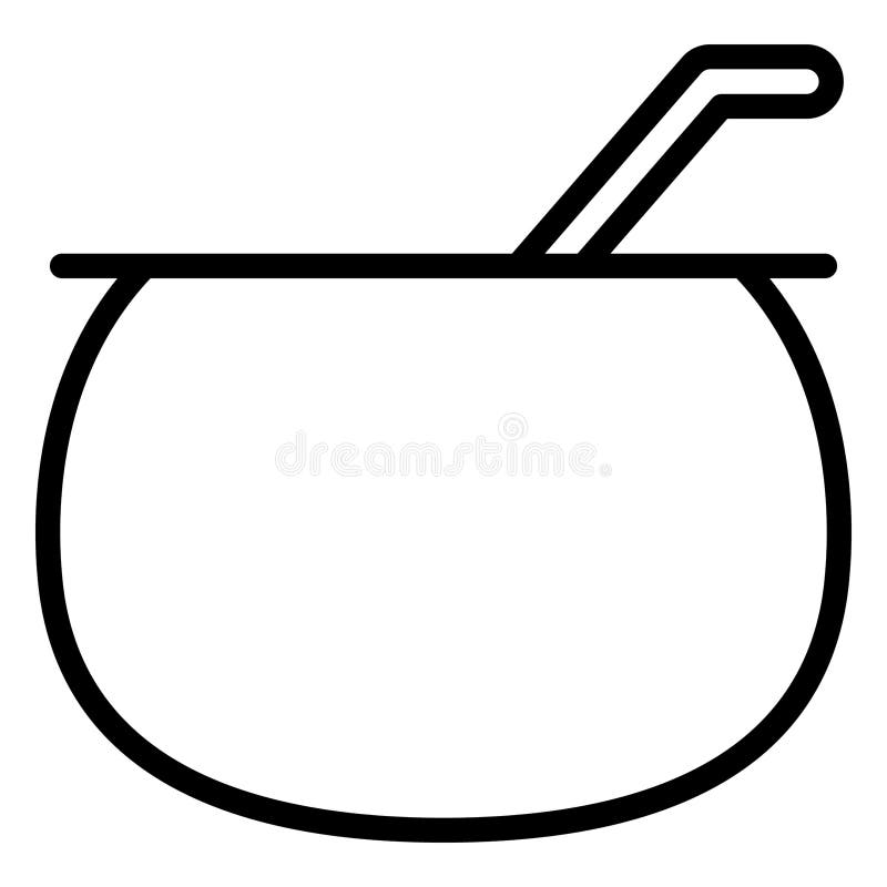Cauldron Isolated Vector icon which can easily modify or edit stock illustration