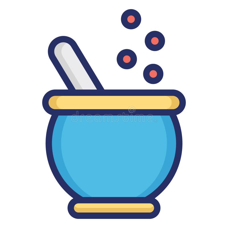Cauldron Isolated Vector icon which can easily modify or edit stock illustration