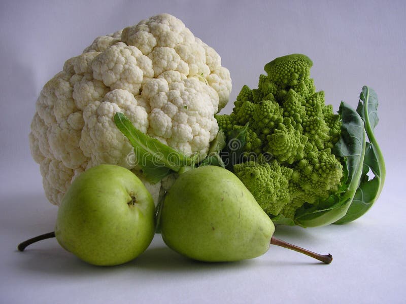 Cauliflower and pears