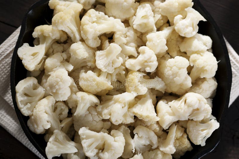 Cauliflower ready to cook