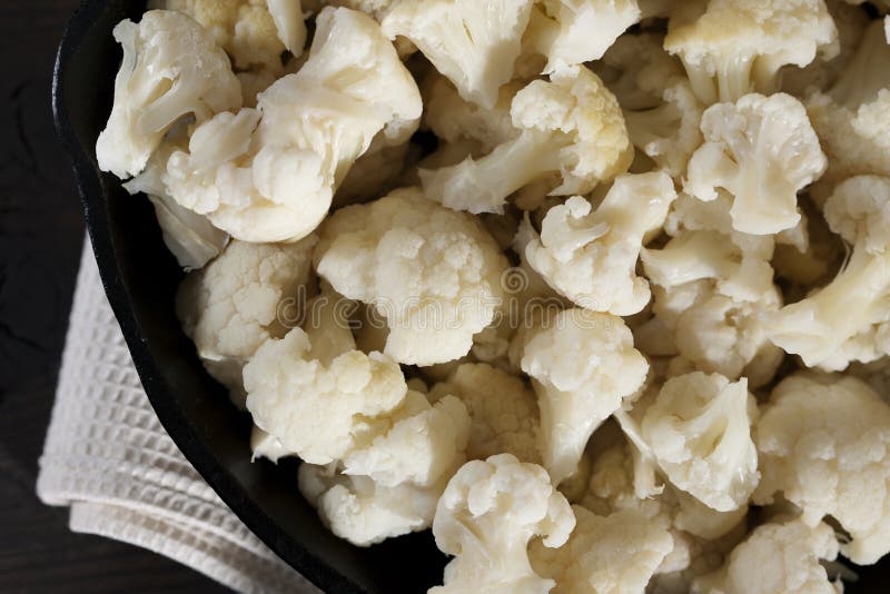 Cauliflower ready to cook