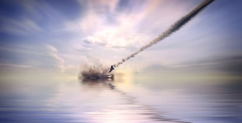 Causar um crash dos aviões foto de stock royalty free Causar um crash dos aviões foto de stock royalty free