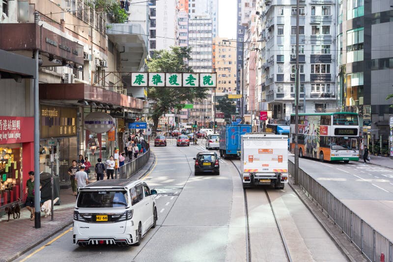 Causeway Bay Shopping District In Hong Kong Editorial Stock Image
