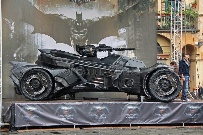 Cavaleiro escuro Batmobile imagens de stock Cavaleiro escuro Batmobile imagens de stock