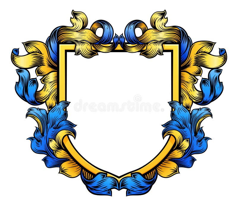 Cavaliere Heraldic Family Shield della cresta della stemma