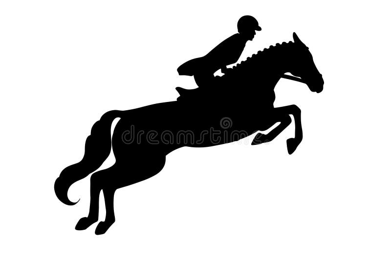 Ilustrações De Cavalos De Salto PNG , Clipart De Cavalo, Saltar
