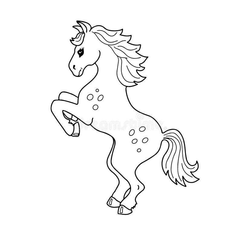 Desenho De Cavalo Dos Desenhos Animados Contando Jogo Livro Colorir Cartão  Zoológico Alegre Vetor PNG , Desenho De Cavalo, Desenho De Carro, Desenho  De Desenho Animado Imagem PNG e Vetor Para Download