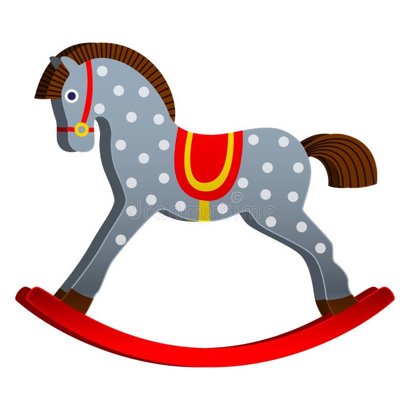 Gato E Cavalo De Balanço Como Conjunto De Vetor De Brinquedo Para Crianças  Coloridas Ilustração do Vetor - Ilustração de alegria, kindergarten:  238619521