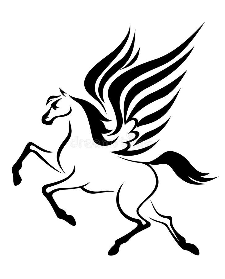 GuuhDesenhos: Como desenhar Pegasus - Cavalo com asas