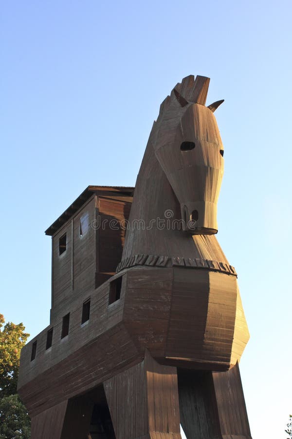 Cavalo de troia imagem de stock. Imagem de grego, animal - 35133391