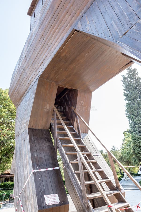 Cavalo de troia na cidade antiga de Troy foto de stock