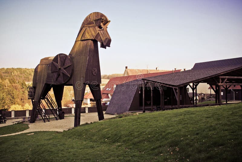 Cavalo de troia foto de stock. Imagem de fêmus, ulisses - 203319660