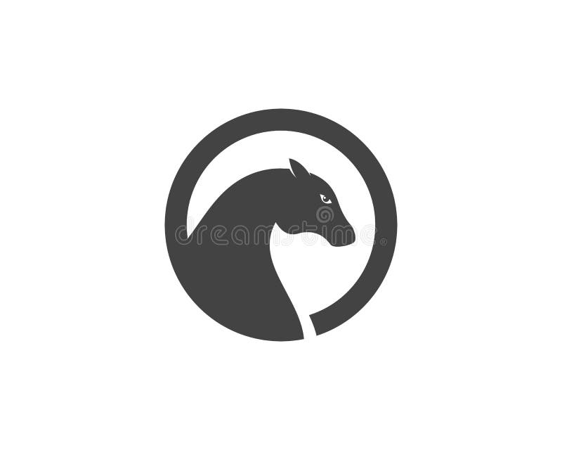 Cavalo Logo Template ilustração do vetor. Ilustração de vestimenta -  150673086