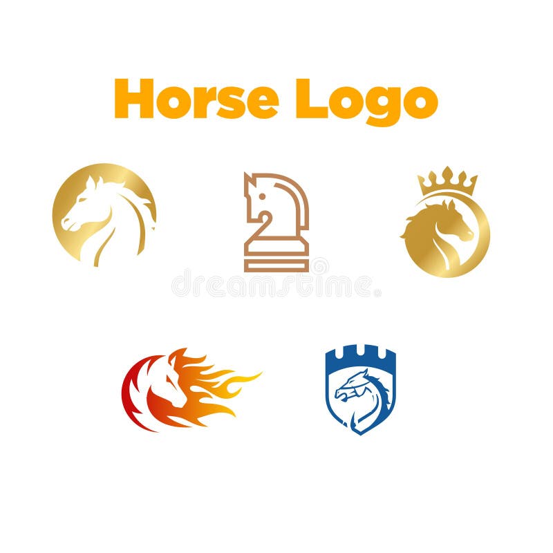 Cavalo Logo Template ilustração do vetor. Ilustração de vestimenta -  150673086