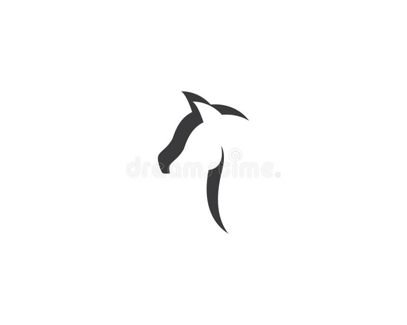 Cavalo Logo Template ilustração do vetor. Ilustração de isolado - 150762569