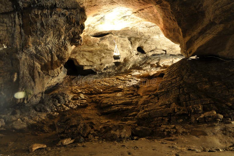 Cave stock photo