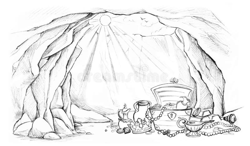 Continuous one line drawing prehistoric stone cave entrance sketch on  isolated white background Stone cave entrance flat composition icon  symbol Single line draw design vector graphic illustration 23866735 Vector  Art at Vecteezy