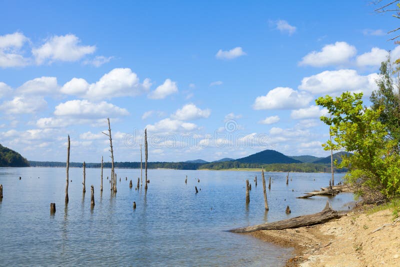 Cave Run Lake stock photo. Image of scenic, water, clouds 23548222