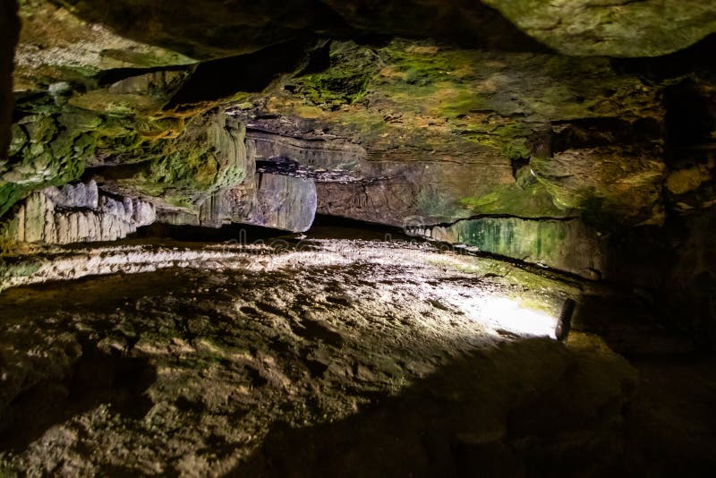 Cave under the medieval castle