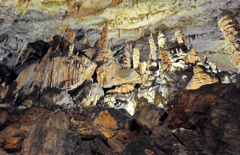 Postojna Cave in southwestern Slovenia. Postojna Cave in southwestern Slovenia