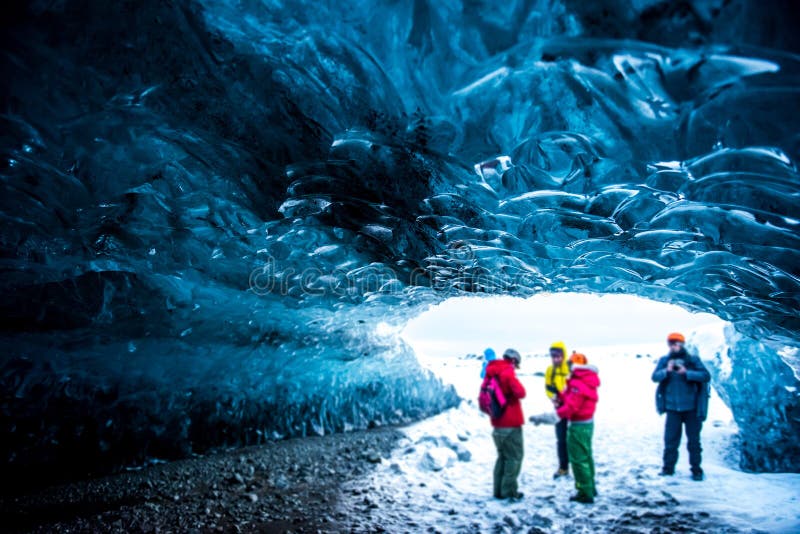 Cavernas de gelo de cristal Islândia