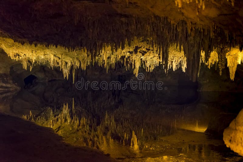 caverns drömm den luray laken arkivfoto caverns drömm den luray laken arkivfoto